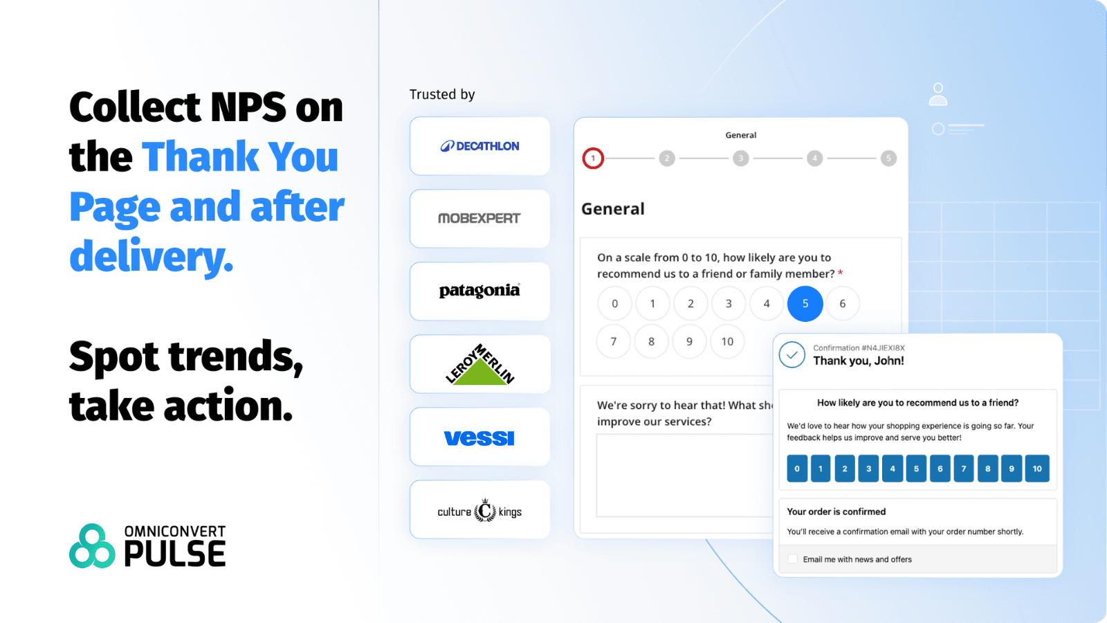 Monitor NPS with Pulse