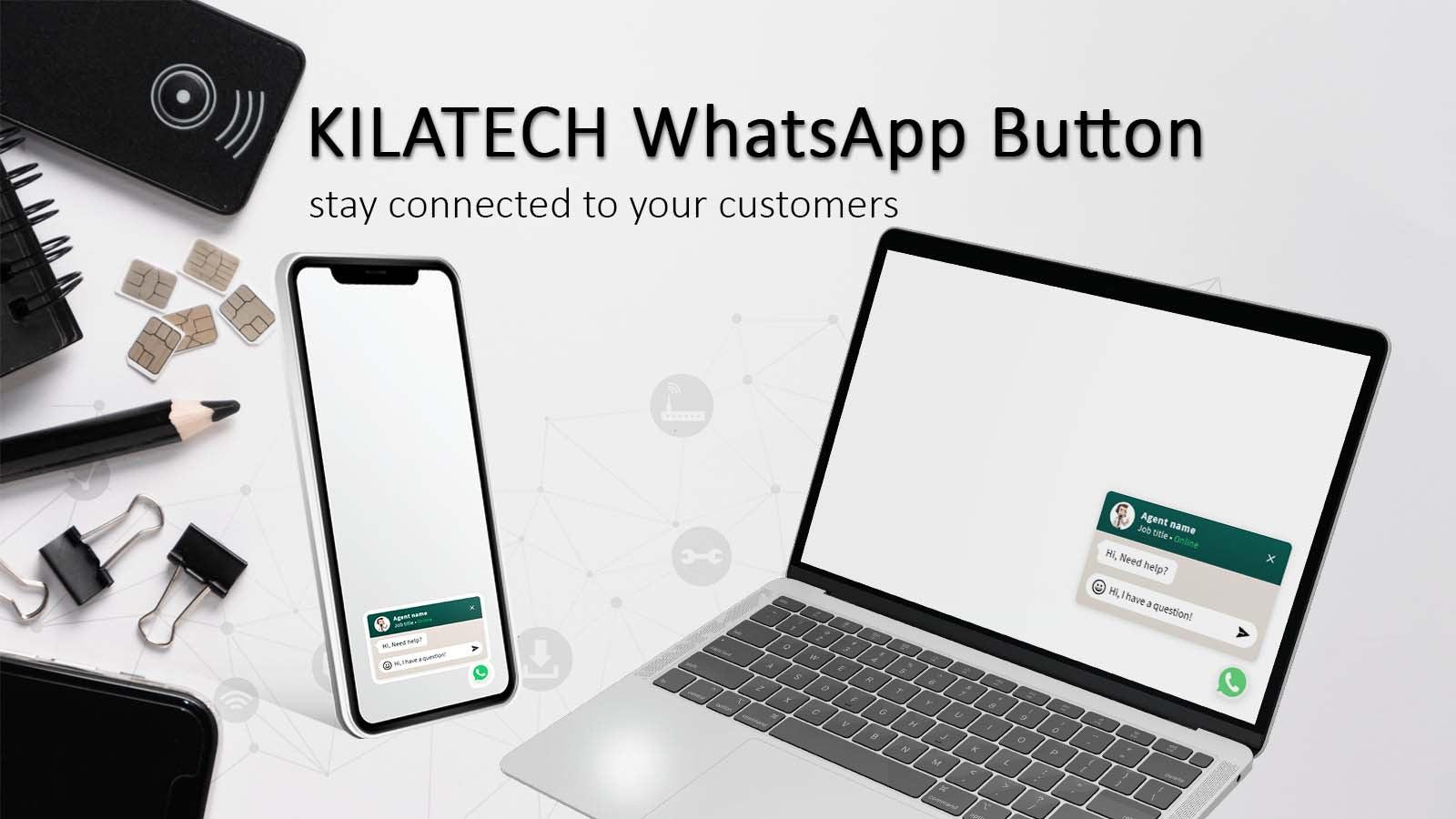 WhatsApp button & chat for engagement
