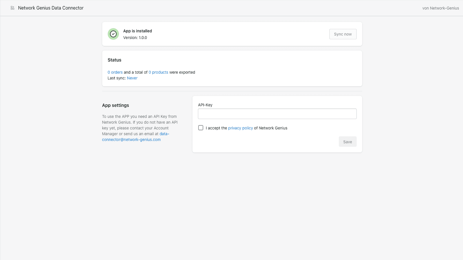 network genius data connector