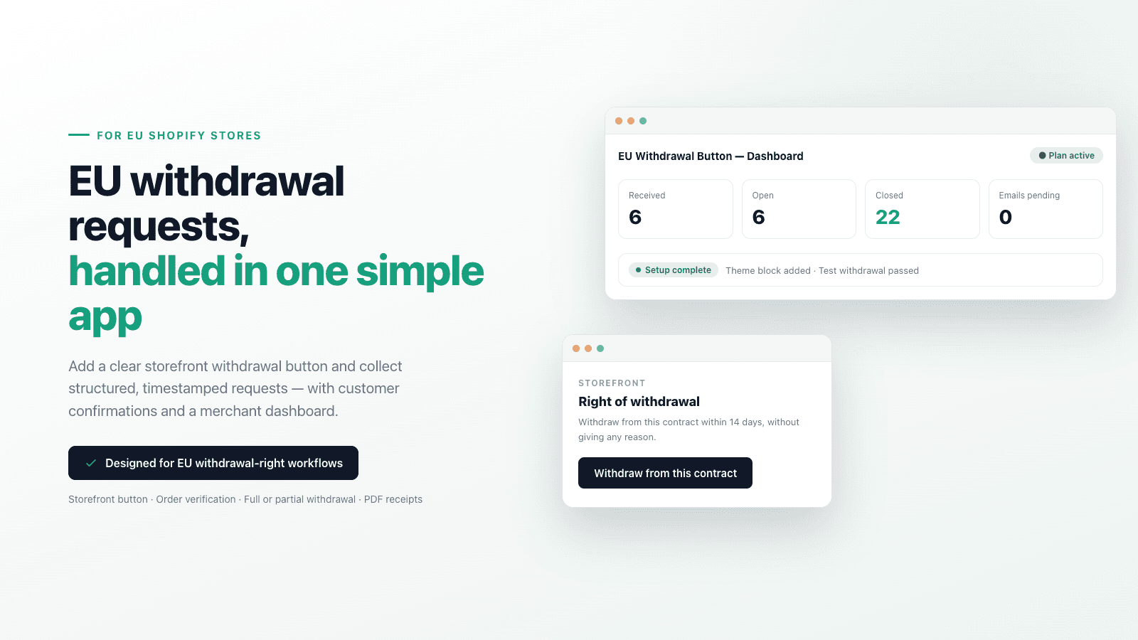 EU Withdrawal Dashboard