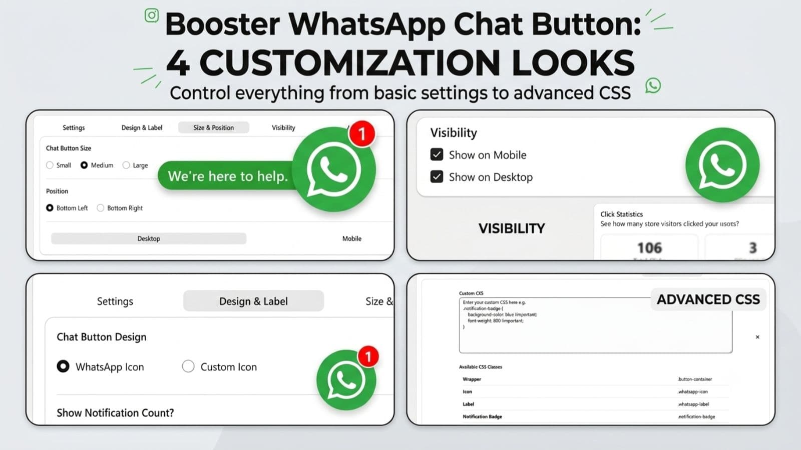 Booster Whatsapp Chat Button