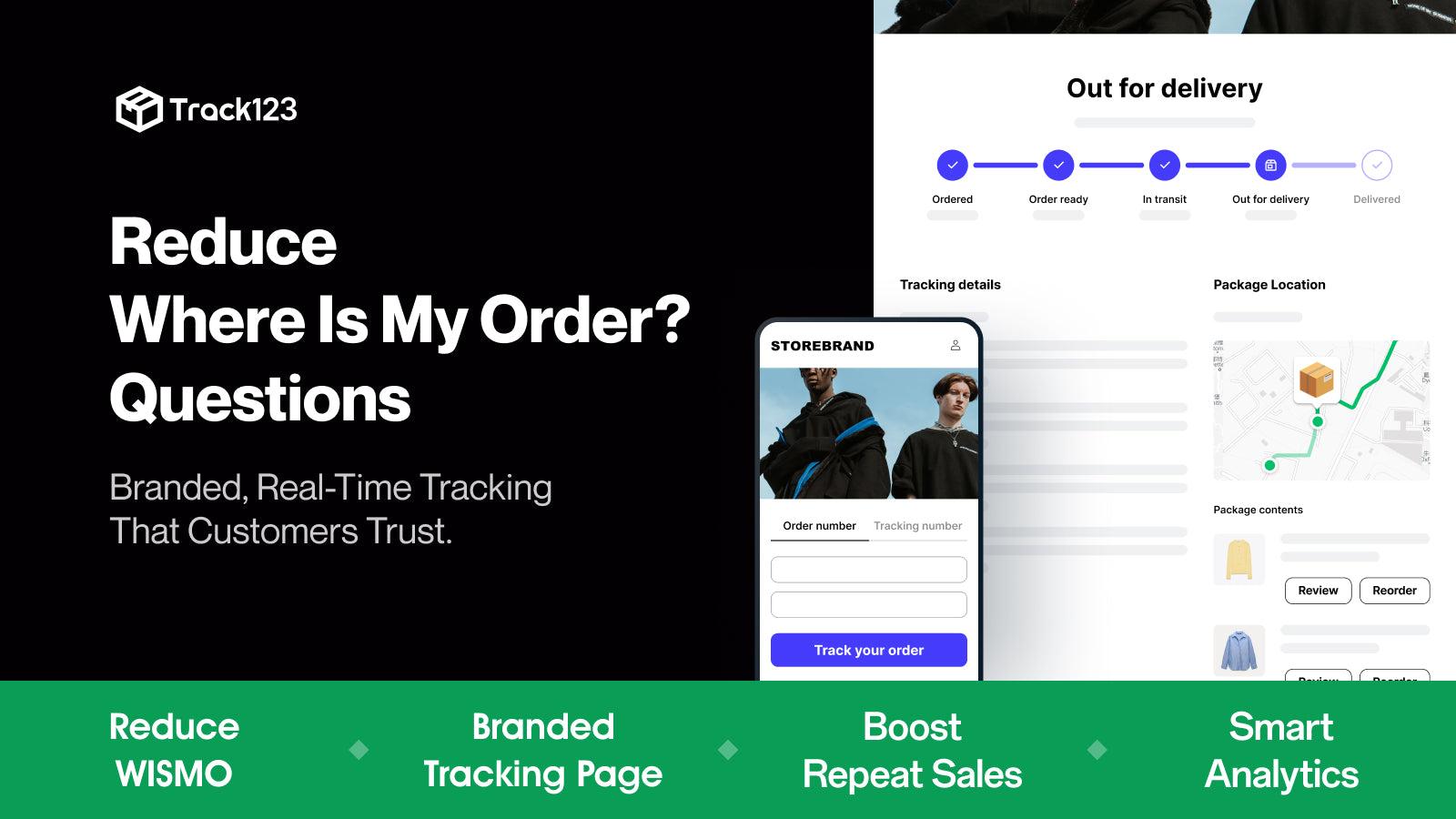 Track123 tracking page