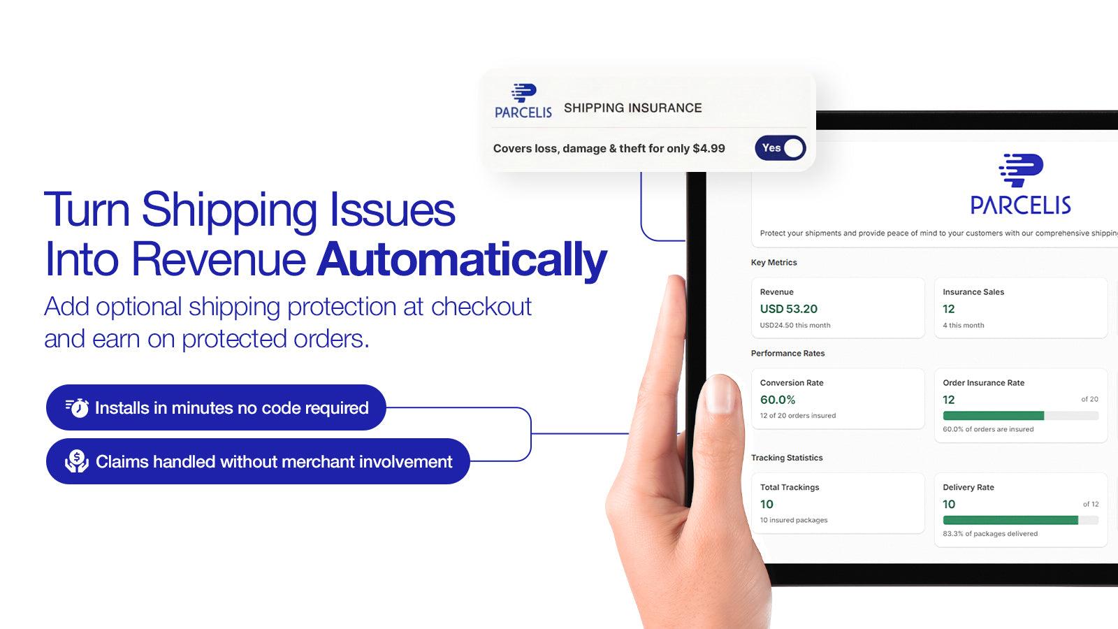 Shipping Protection App for Shopify Checkout Revenue