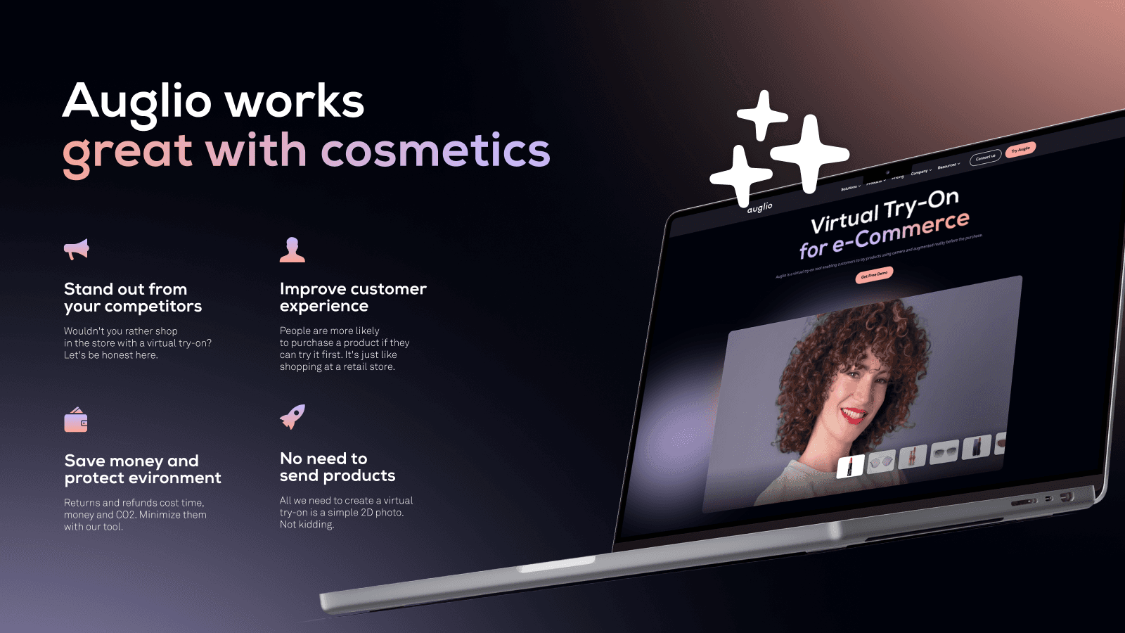 Auglio is perfect for cosmetics