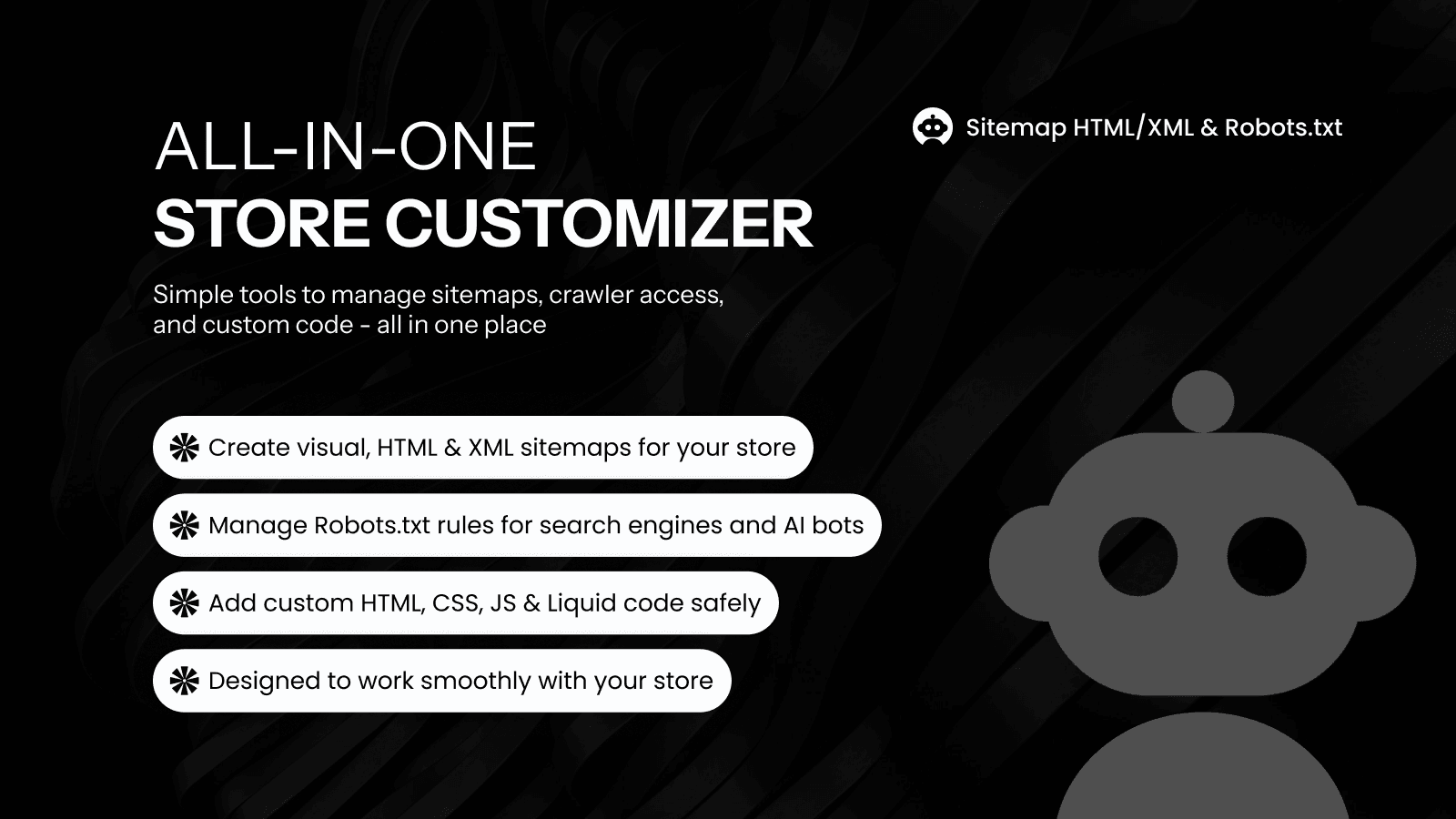 XML sitemap.xml & robots.txt generator for shopify