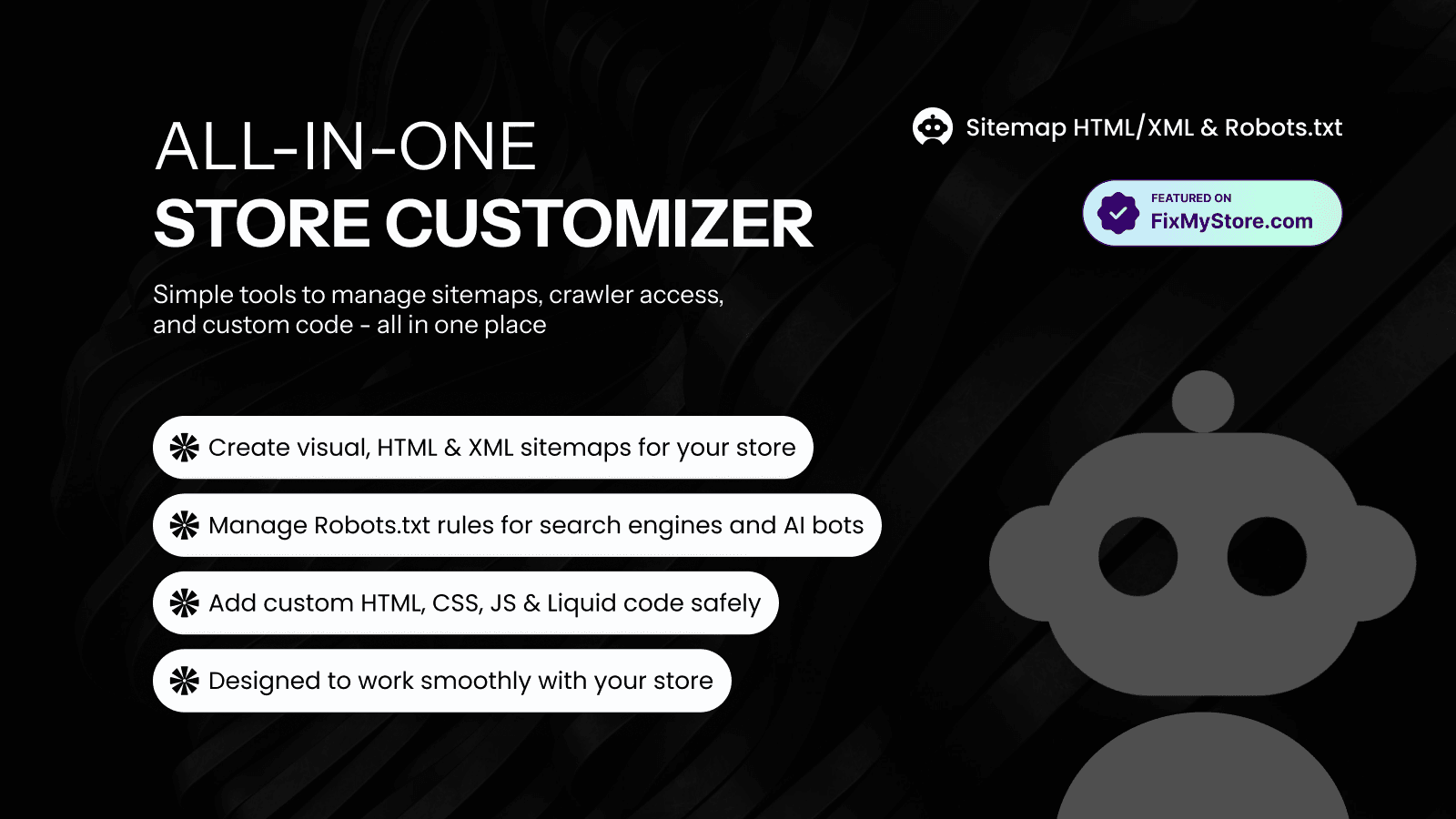 XML sitemap.xml & robots.txt generator for shopify