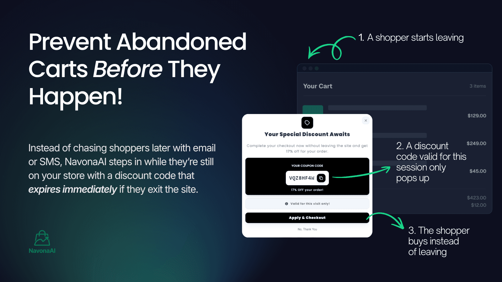 Prevent Abandoned Carts Before they Happen!
