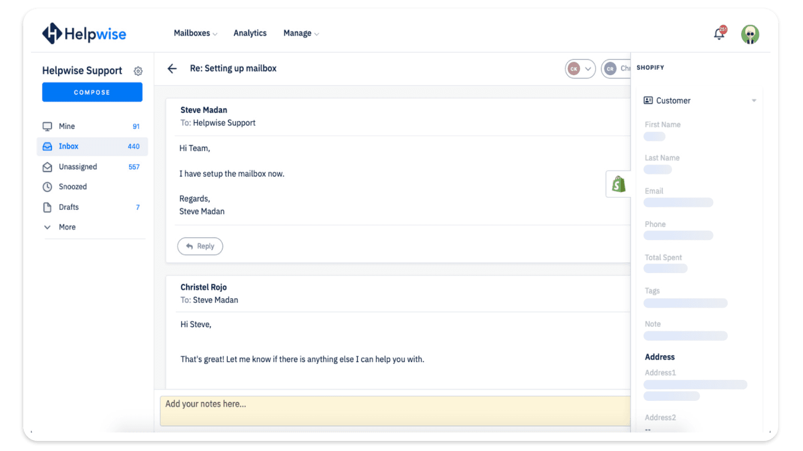 Track Customer Information On Helpwise