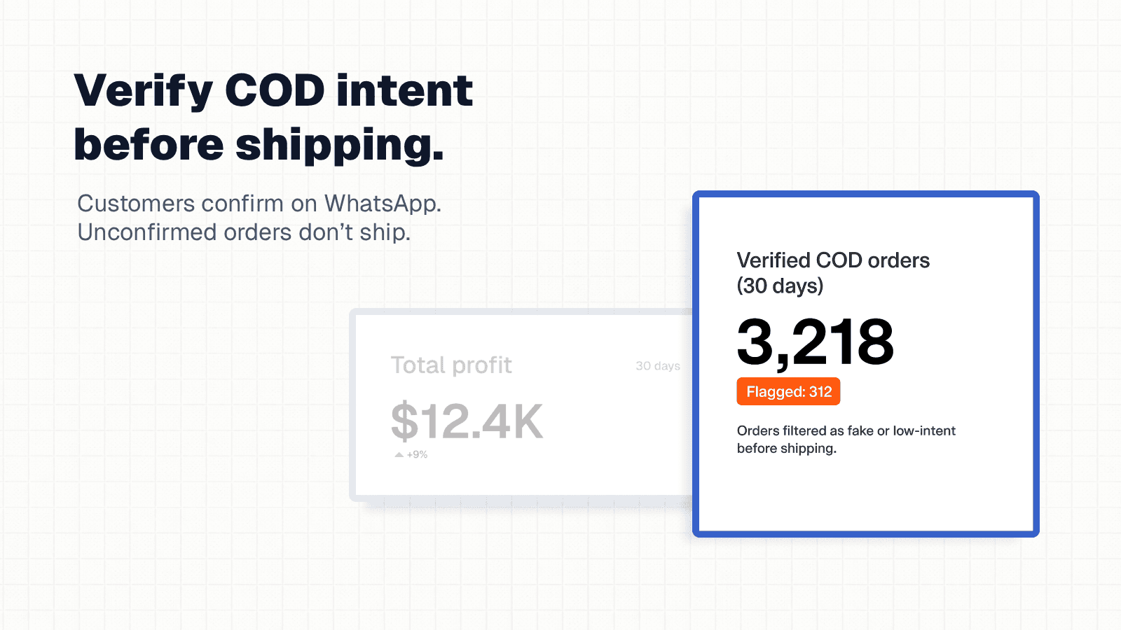 Reduce Fake Orders and RTO with COD verification via WhatsApp