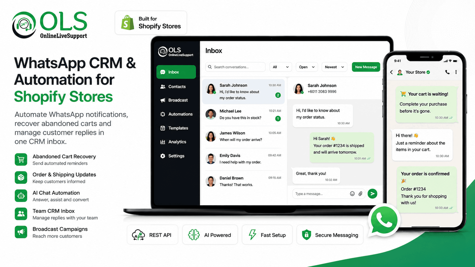 Shopify WhatsApp integration