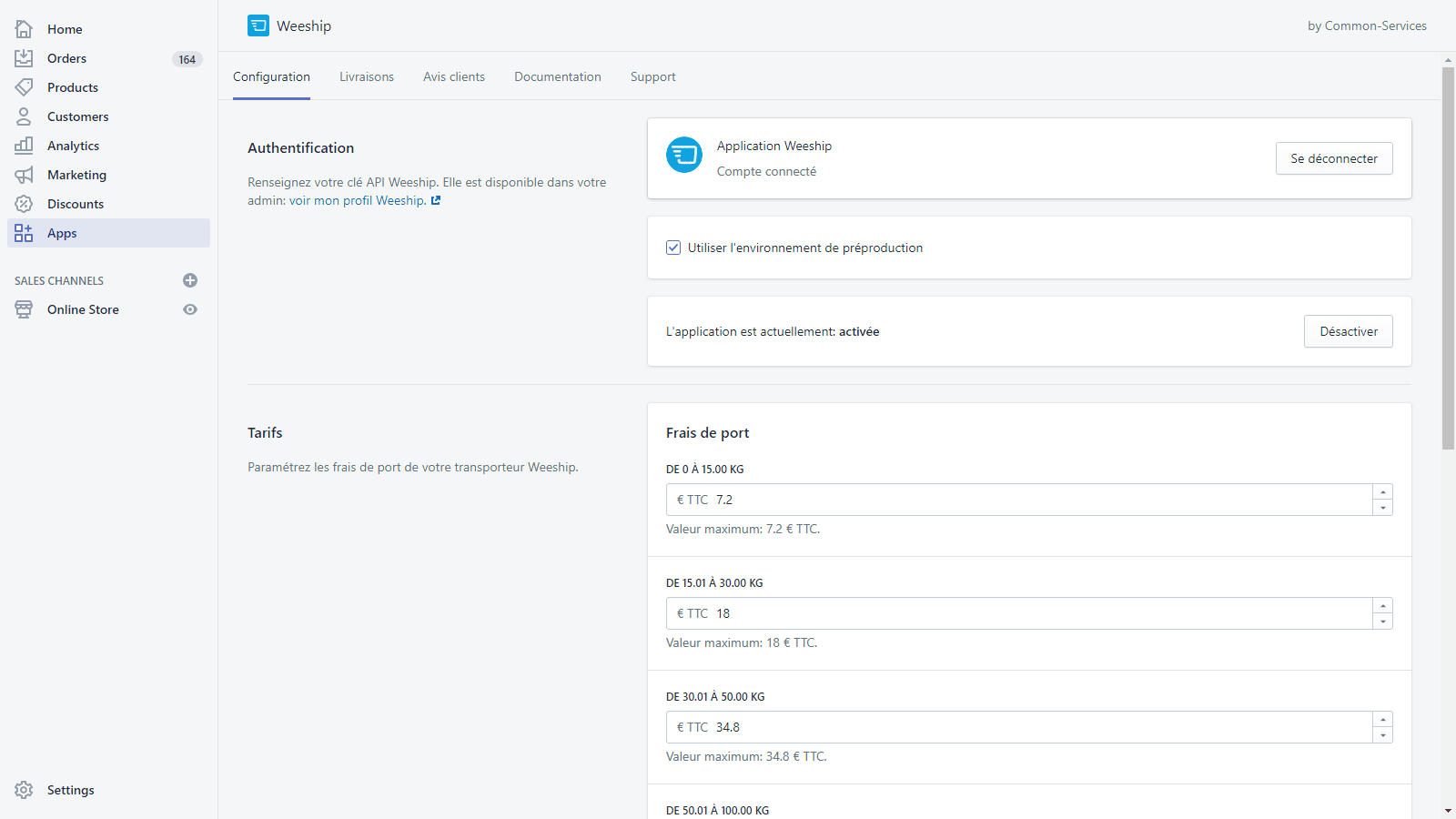 Configuration partie 1