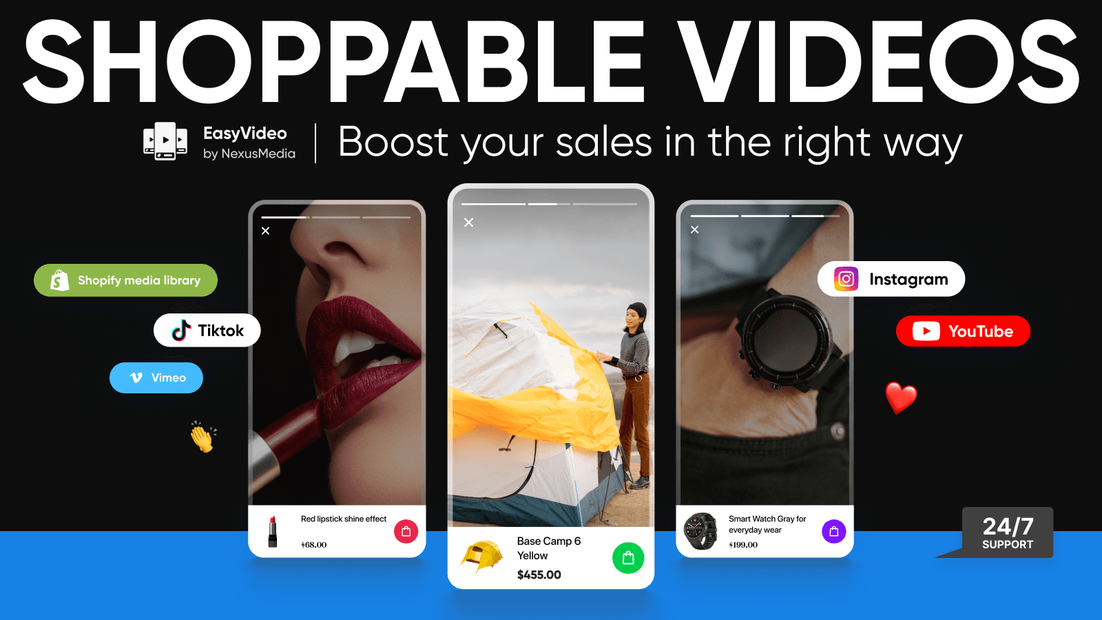 Build trust and boost sales with Shoppable Videos
