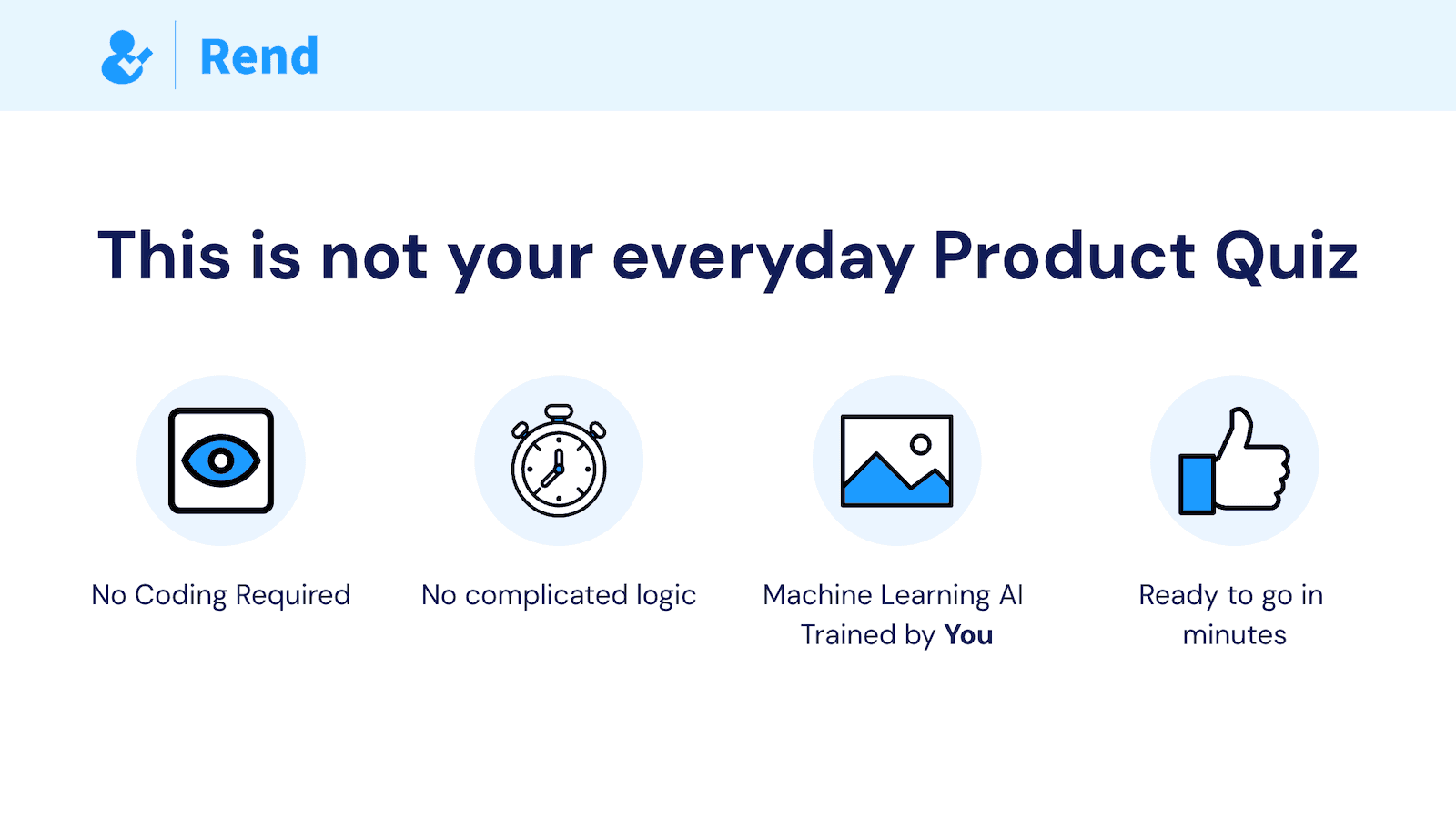 Product Quiz - No code or complicated logic. AI Quiz Maker.