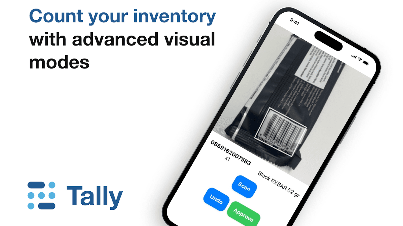 Count your inventory with advanced visual modes