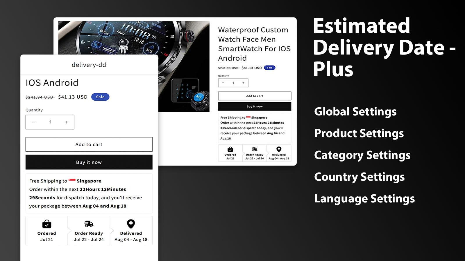 EDD: Estimated Delivery Date preview