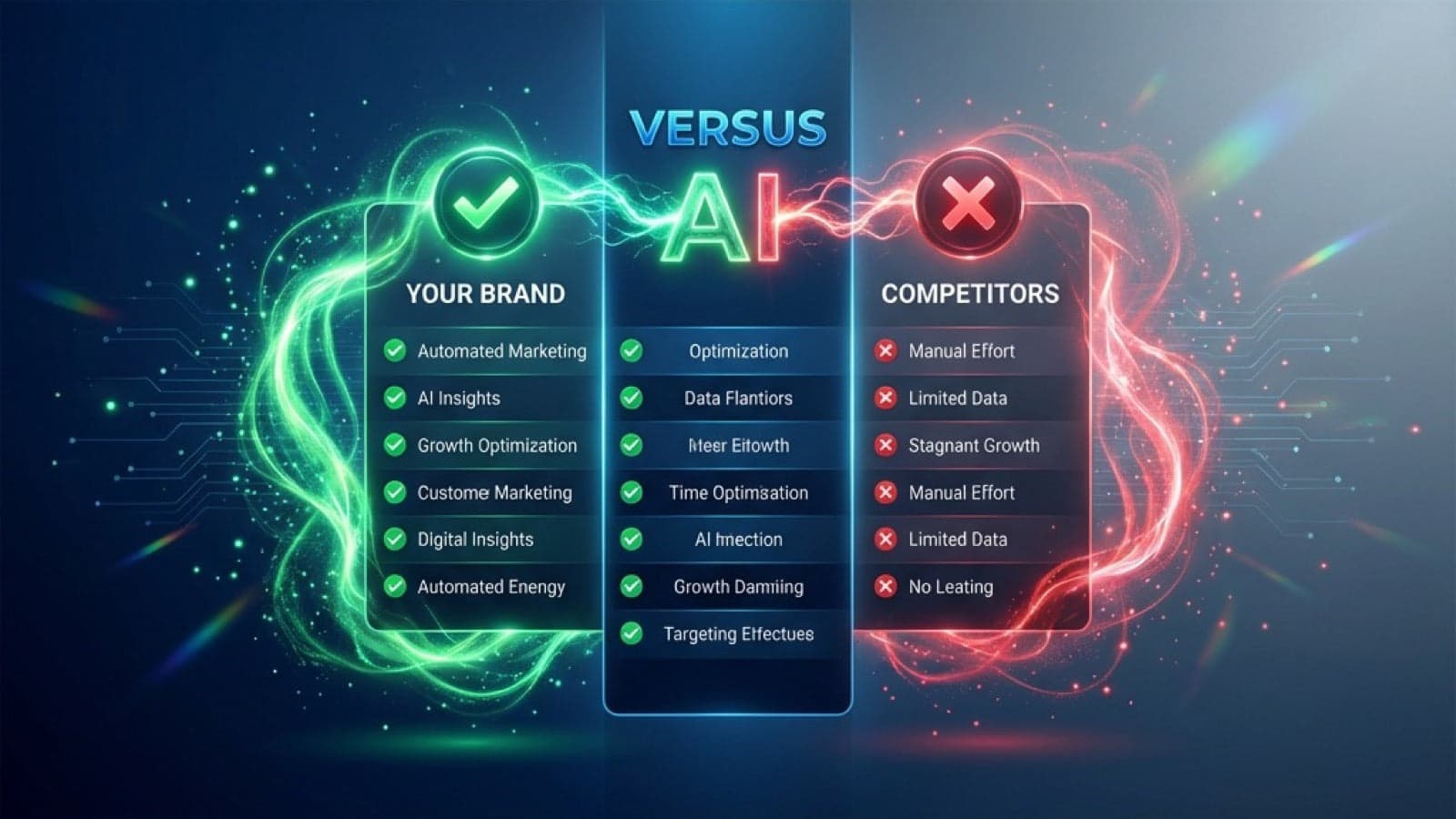 Versus AI Product Comparison Table Feature Preview