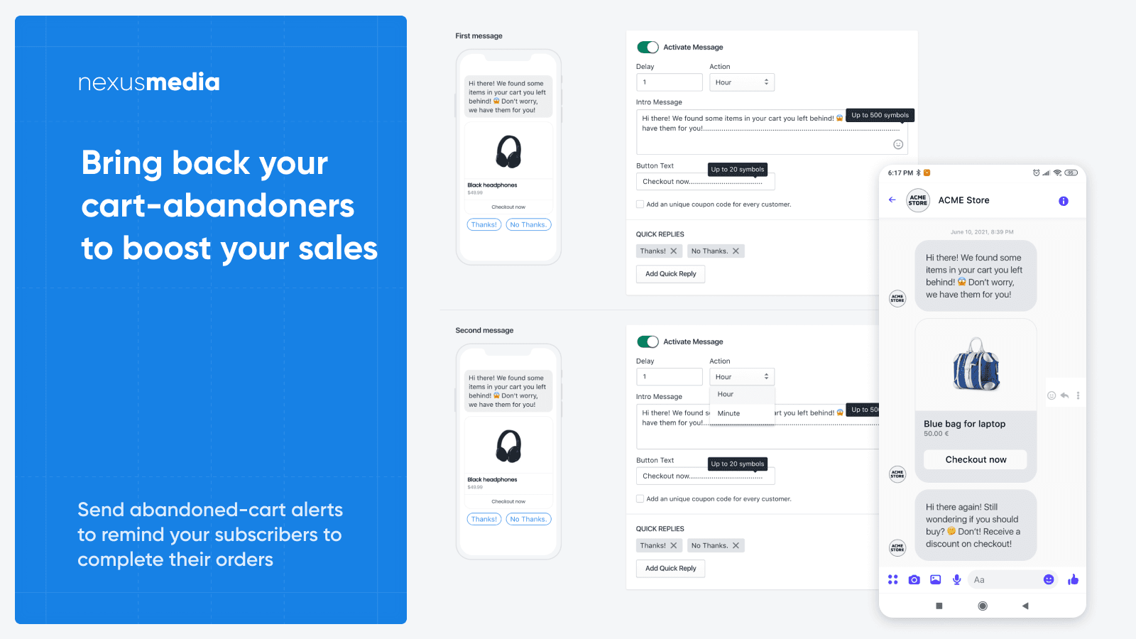 Bring back your cart-abandoners and boost your sales
