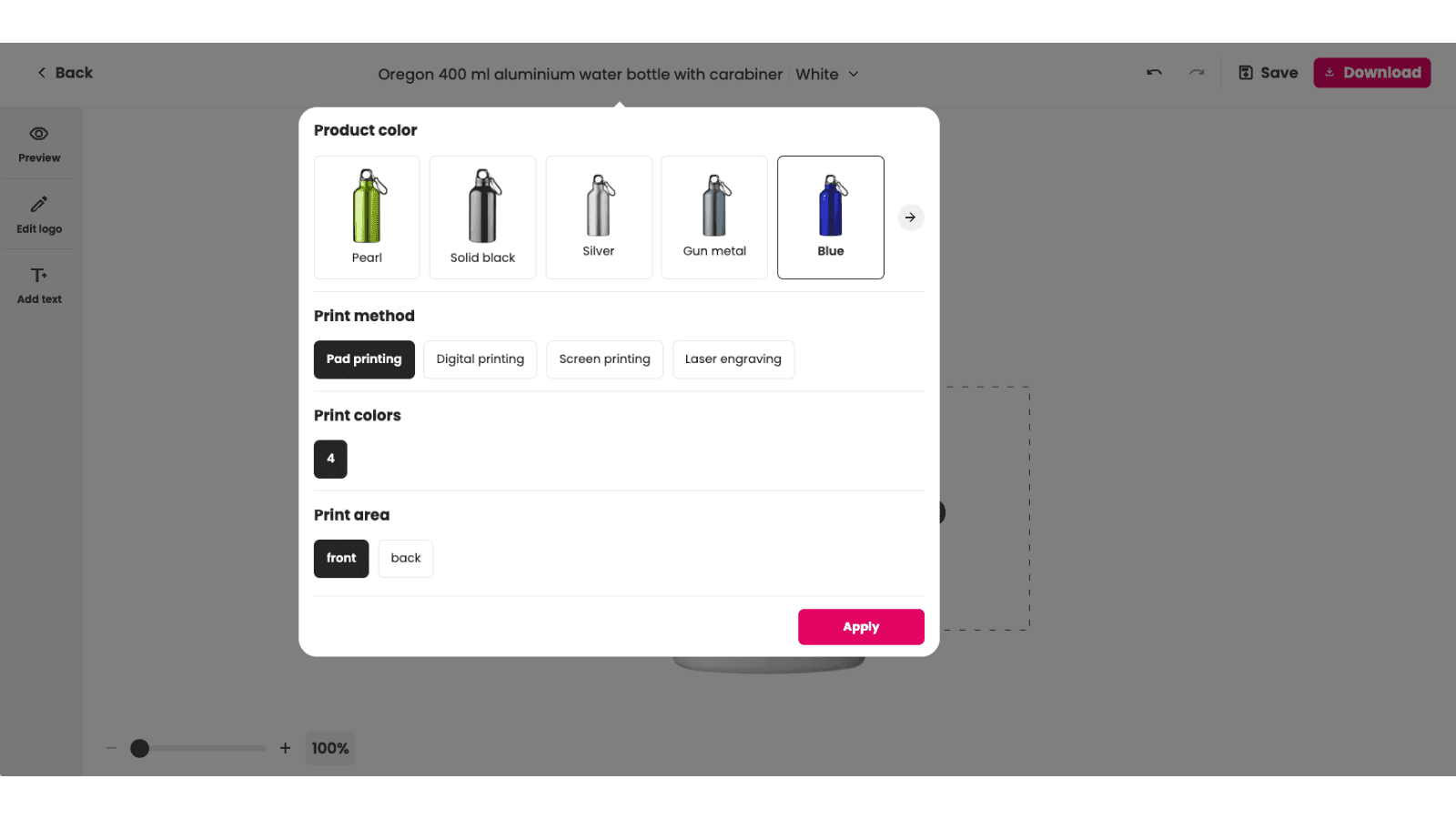 Product Selection - Switch between product variants