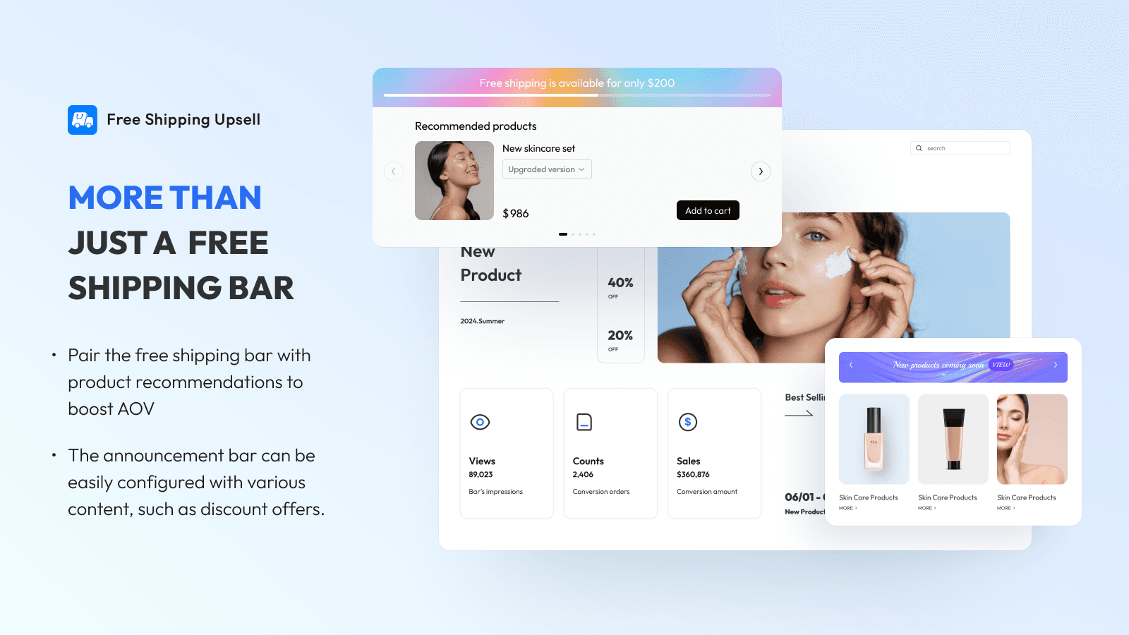 More than just a Free Shipping Bar