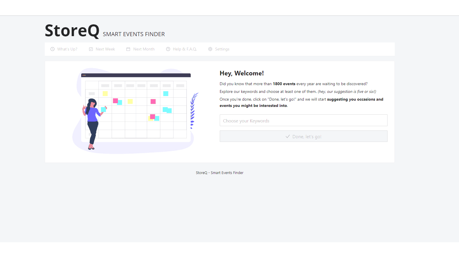 Choose the right keywords, the rest is up to us!