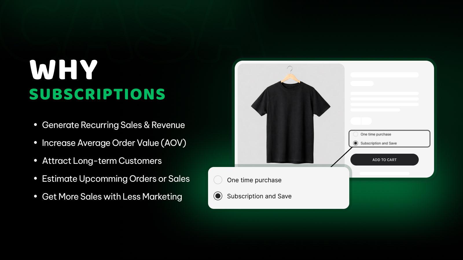 subscription subscribe regular order