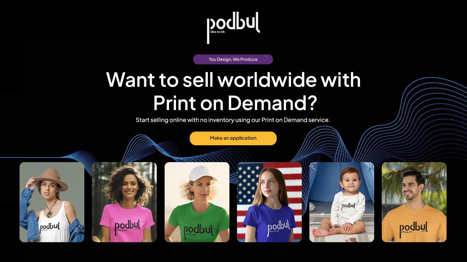 Want to sell worldwide with Print on Demand ?