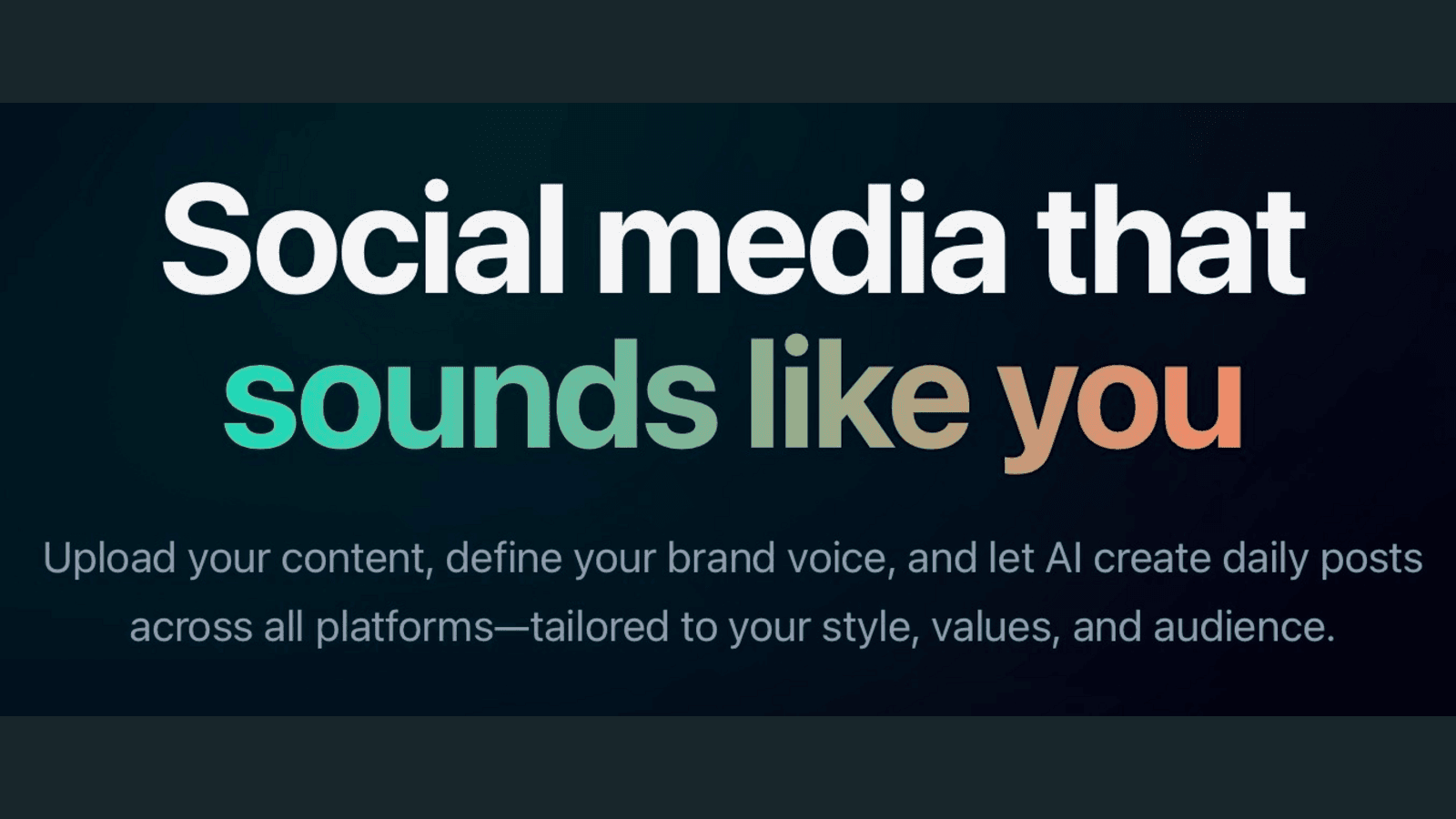 AI social media manager creates and publishes across 8 platforms
