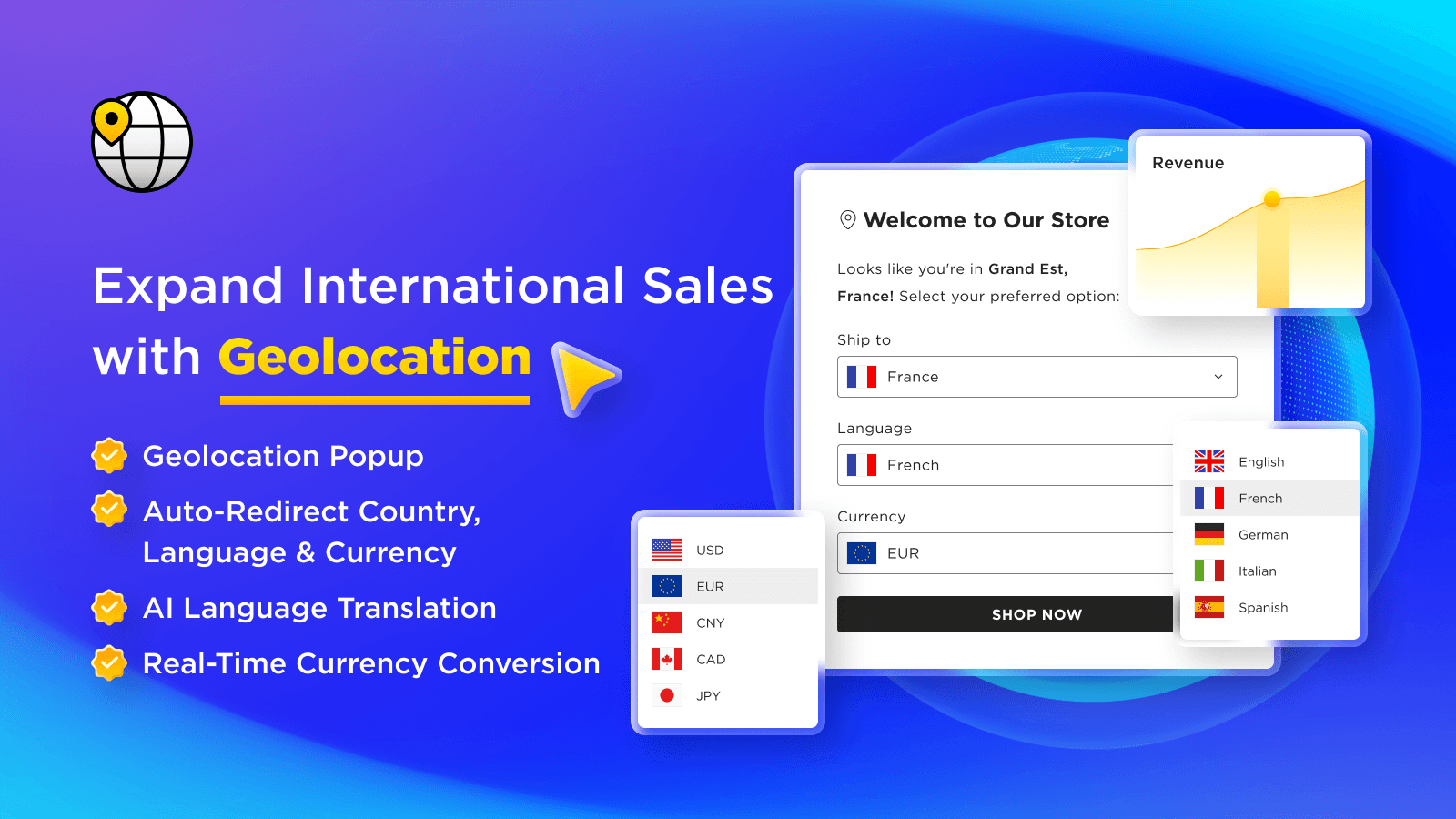 Expand International Sales with Geolocation
