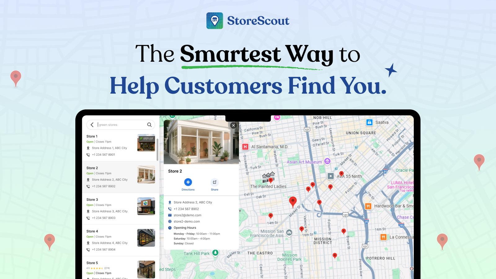 StoreScout: The Smartest Way to Help Customers Find You.