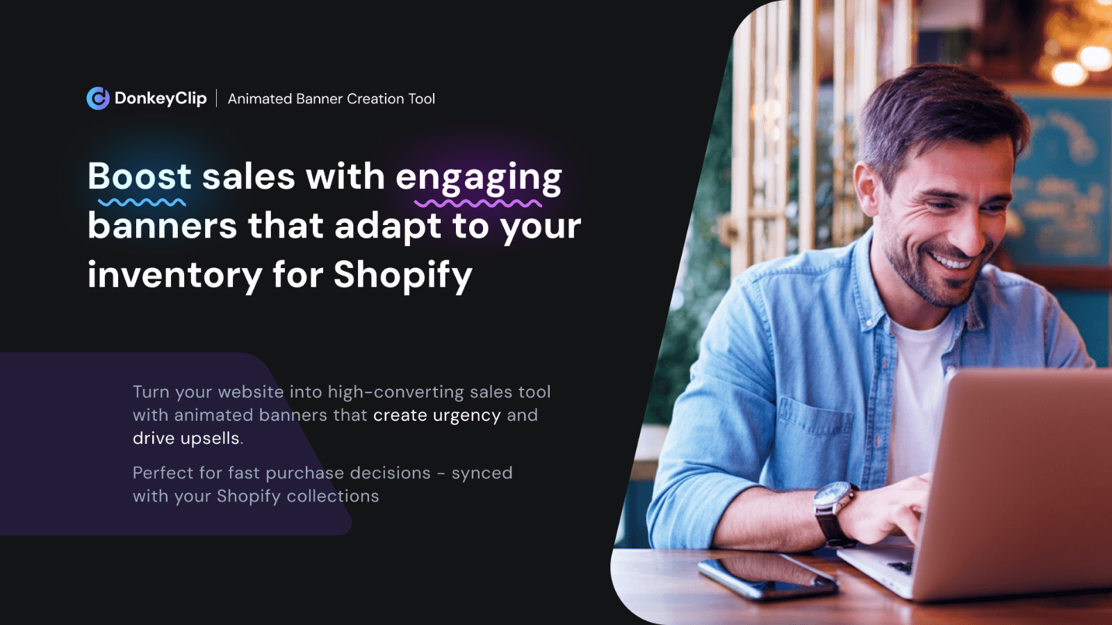 Boost sales with engaging banners