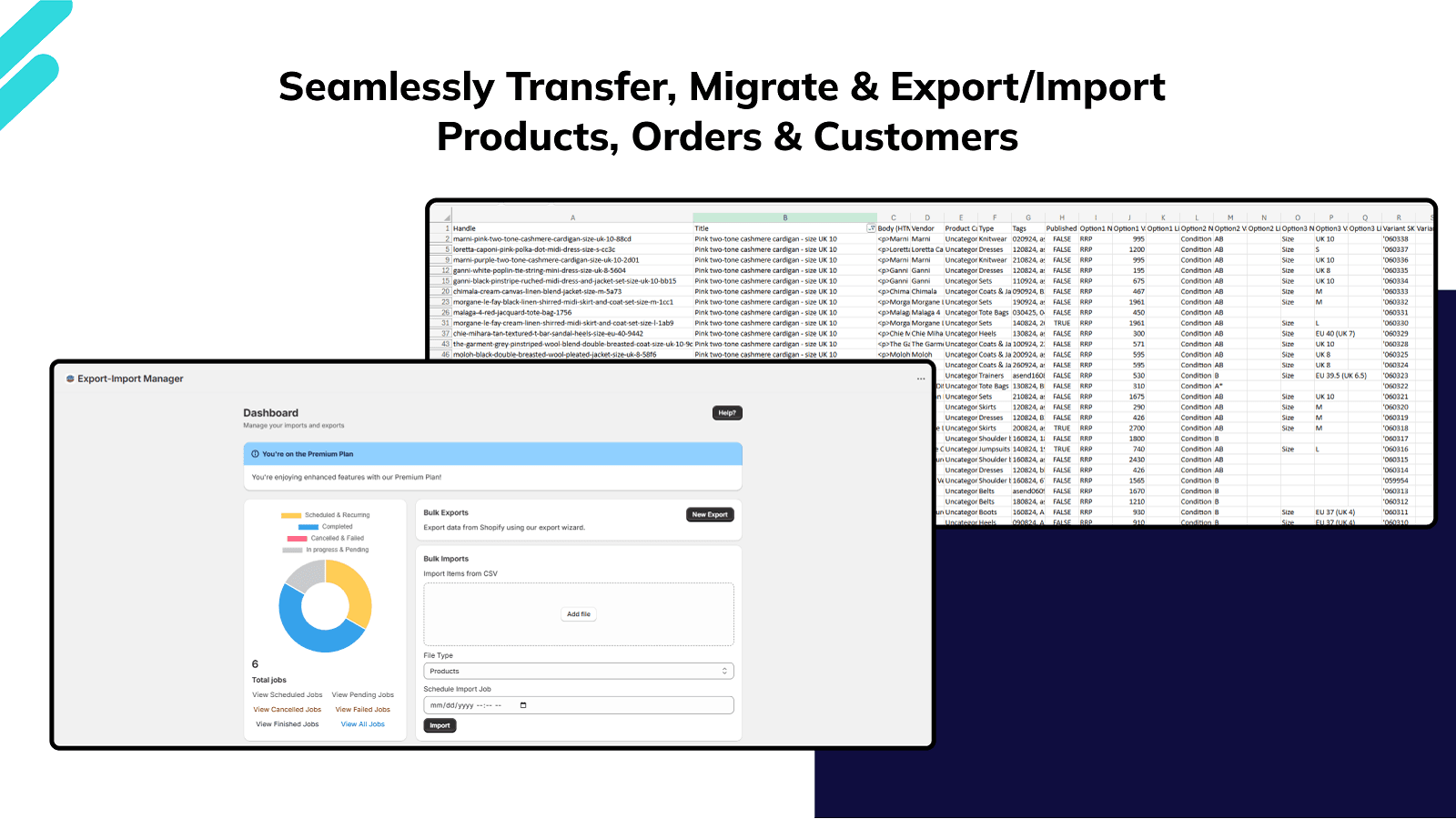 Transfer, Migrate & Export/Import Products, Orders & Customers