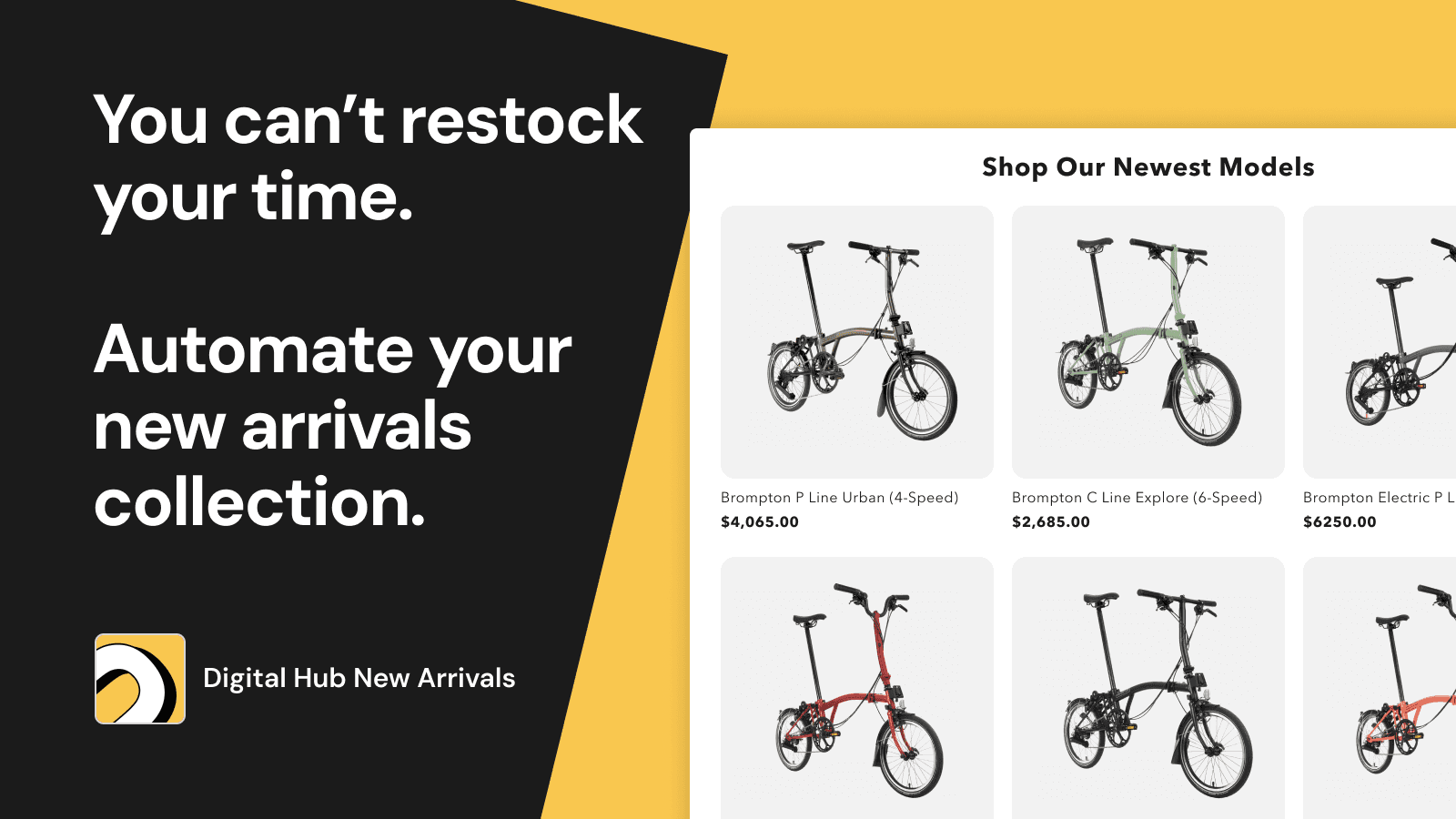 Digital Hub New Arrivals - Automate your New Arrivals Collection