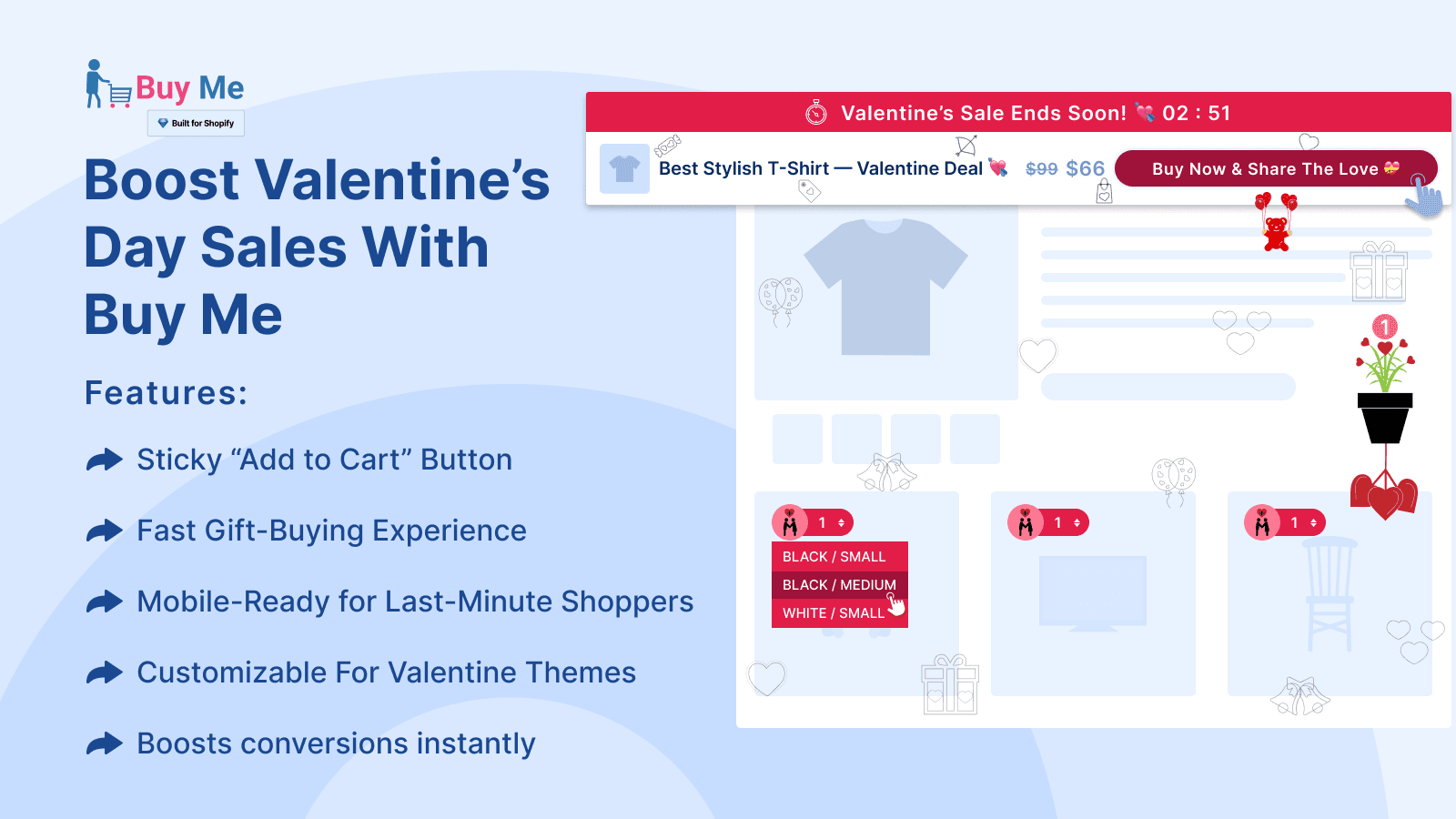 Buy Me - Sticky Buy Button Shopify App