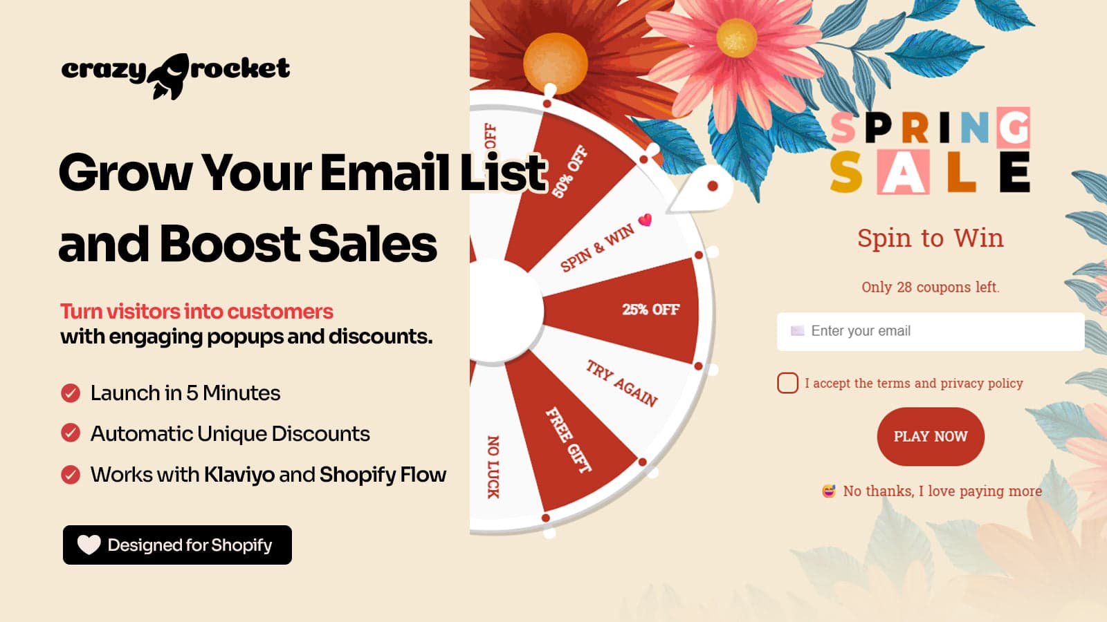 Boost Sales with Gamified Pop-ups. Spin Wheel Popup.