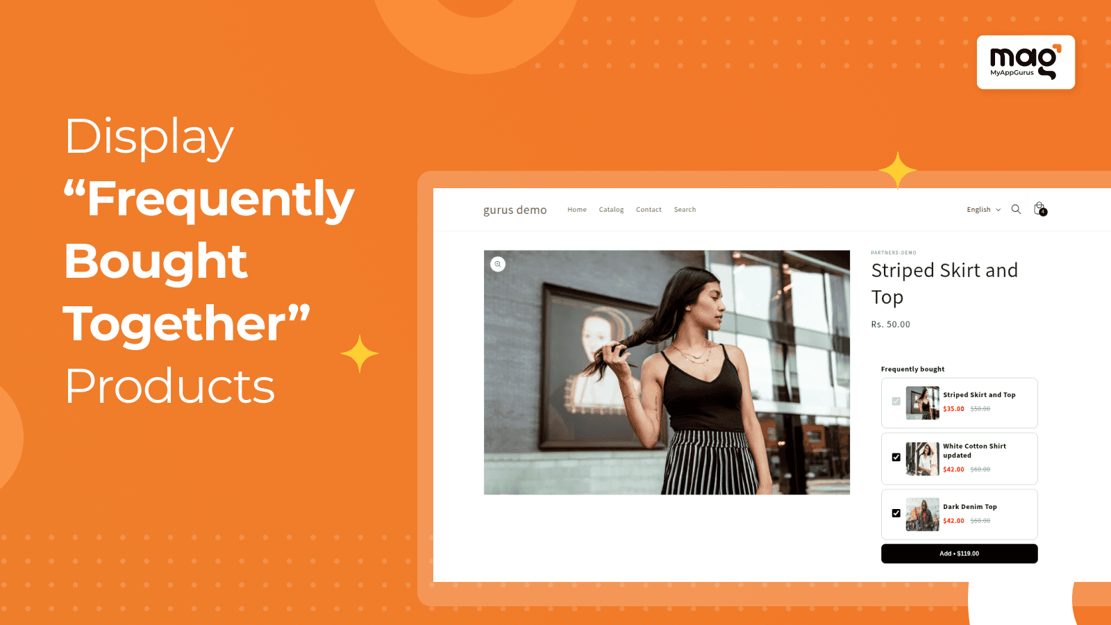 Display Frequently Bought Together products