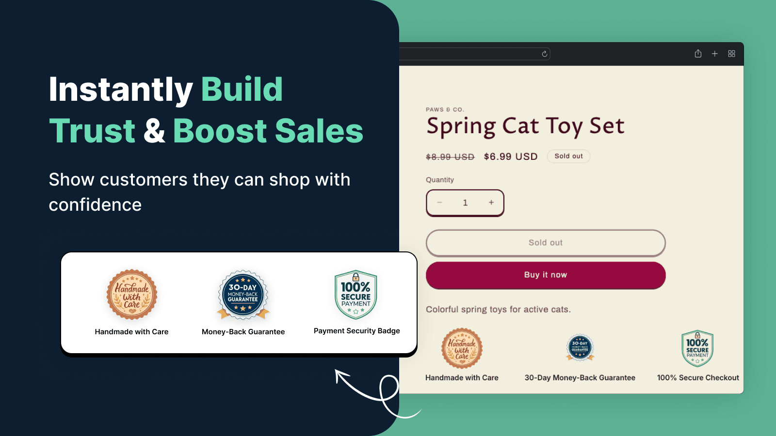 Feature image showcasing the impact of trust badges