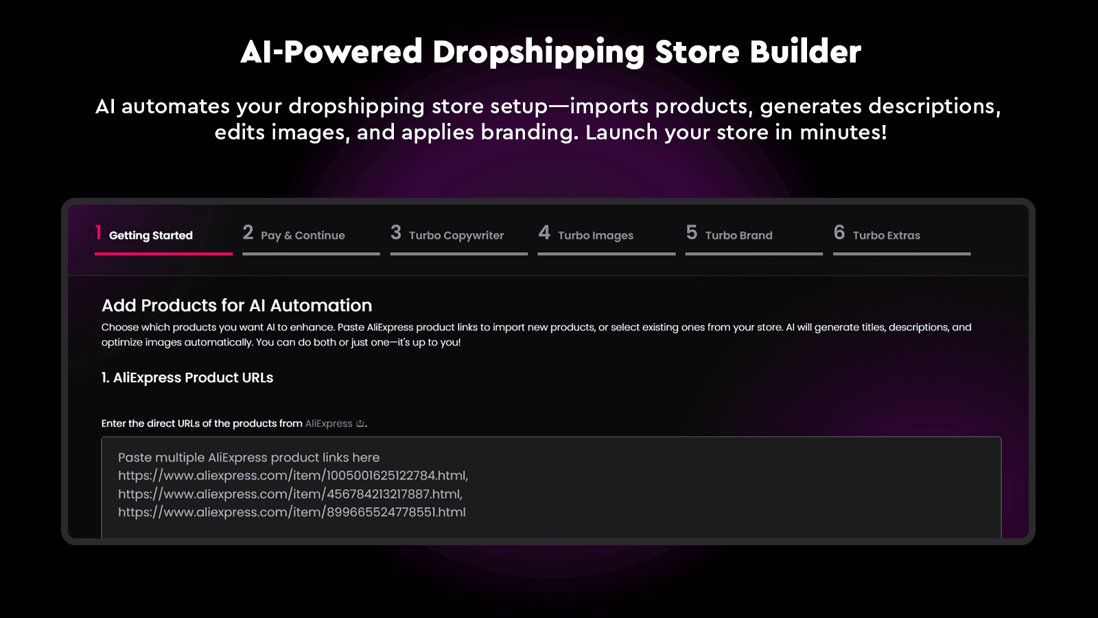 Create Your Dropshipping Store in Minutes