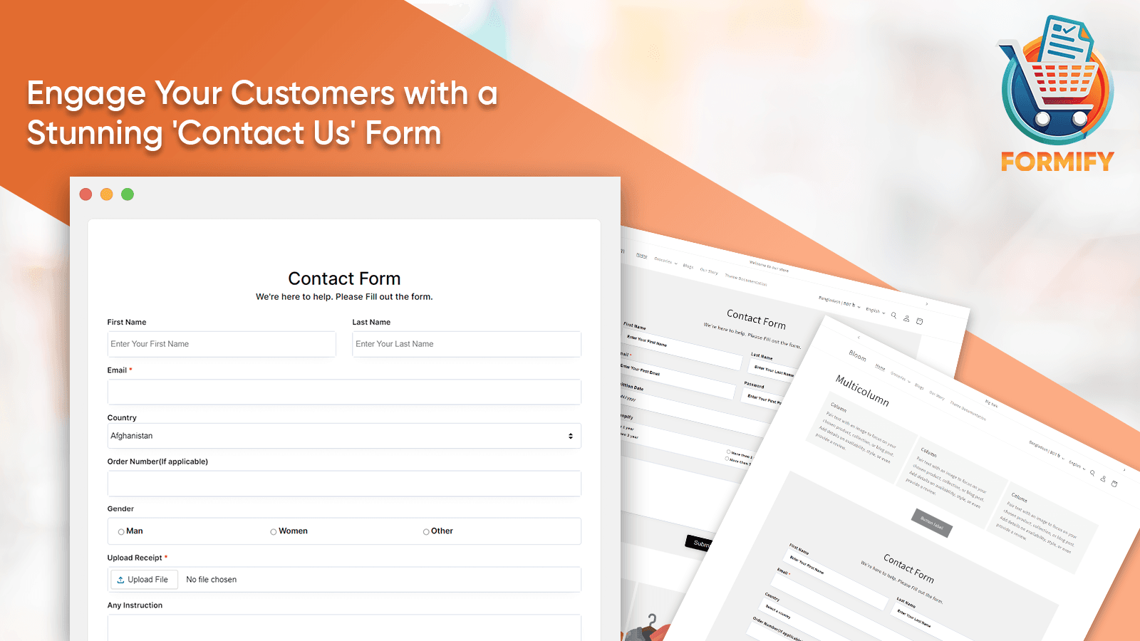 contact form
