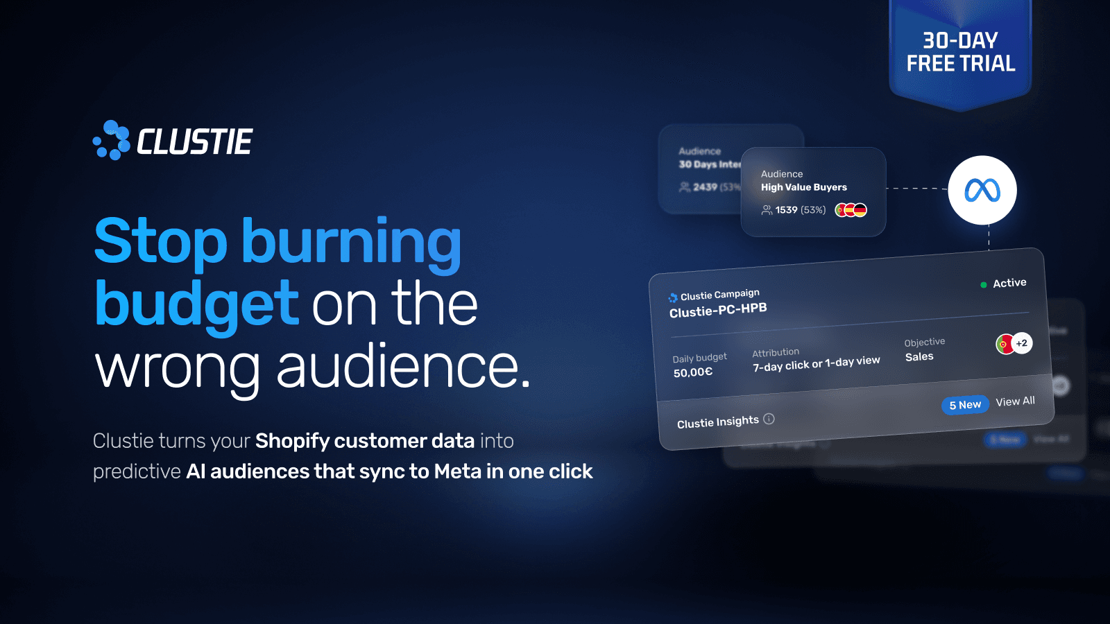 Clustie | Activate Shopify First-Party Data on Meta Ads