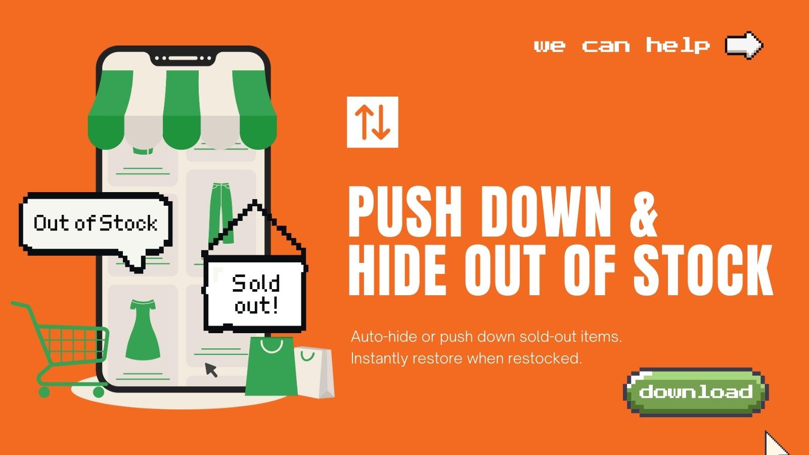 AC: Push Down & Hide Out of Stock