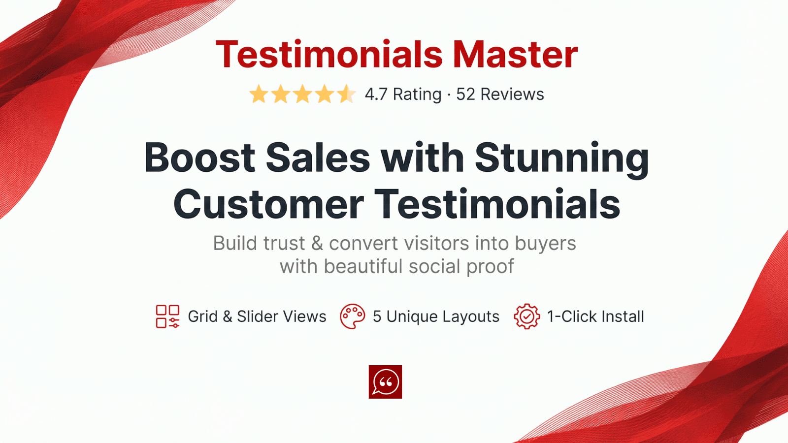 The testimonials looks