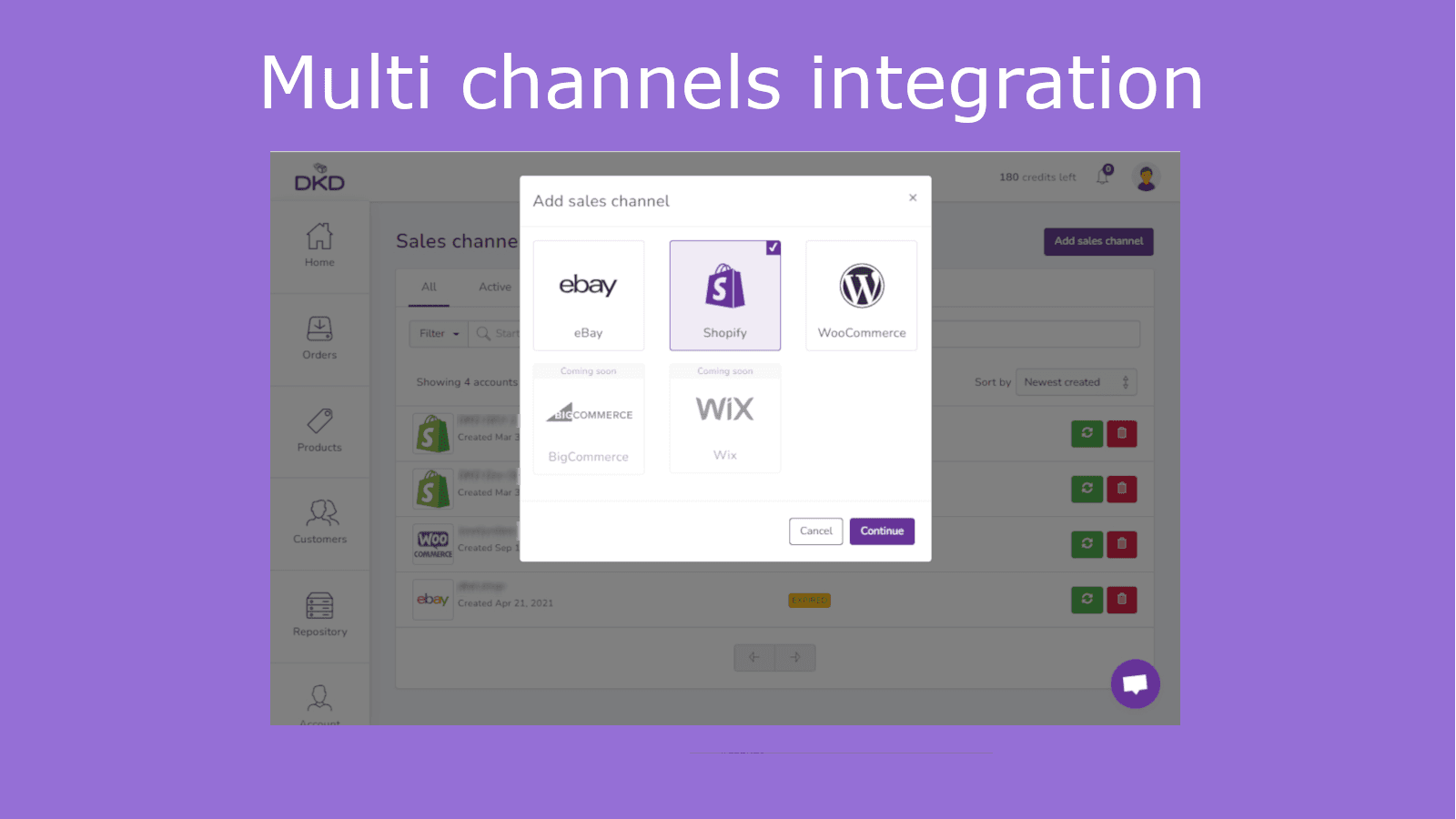 channels integration