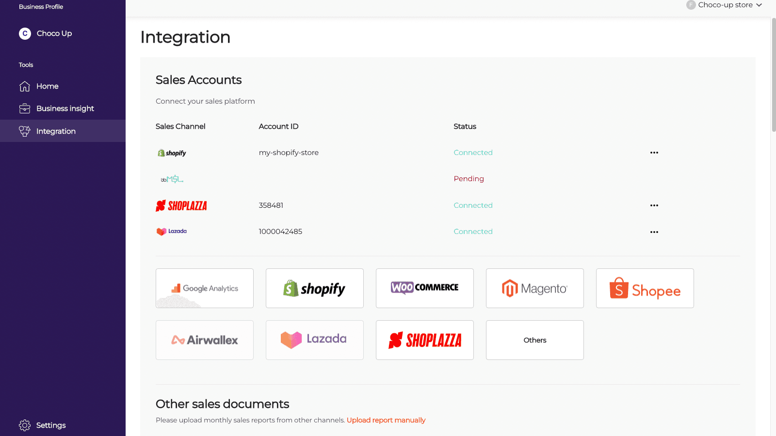 Platform and data integration