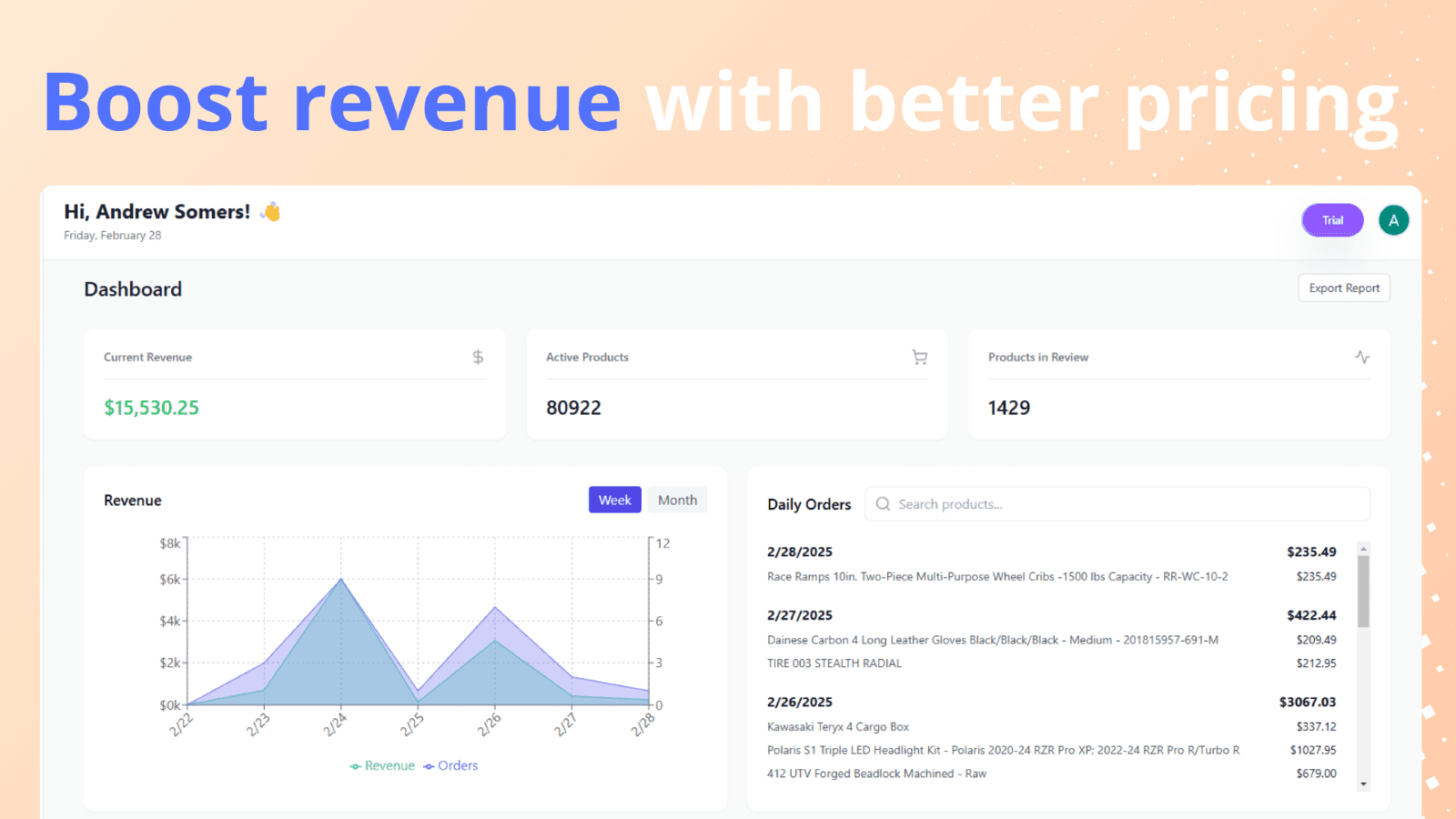 automatically reprice your store