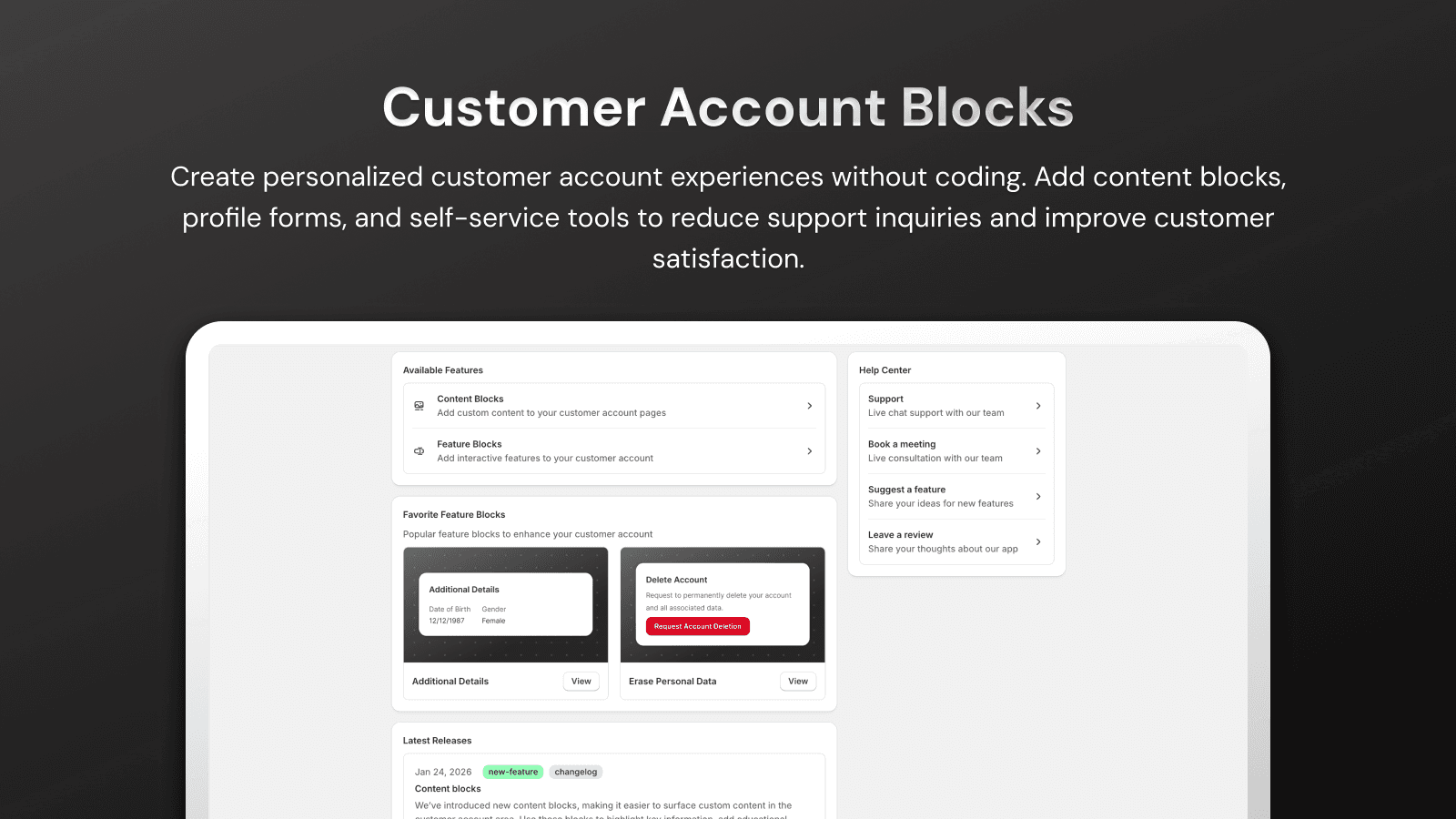 Home page