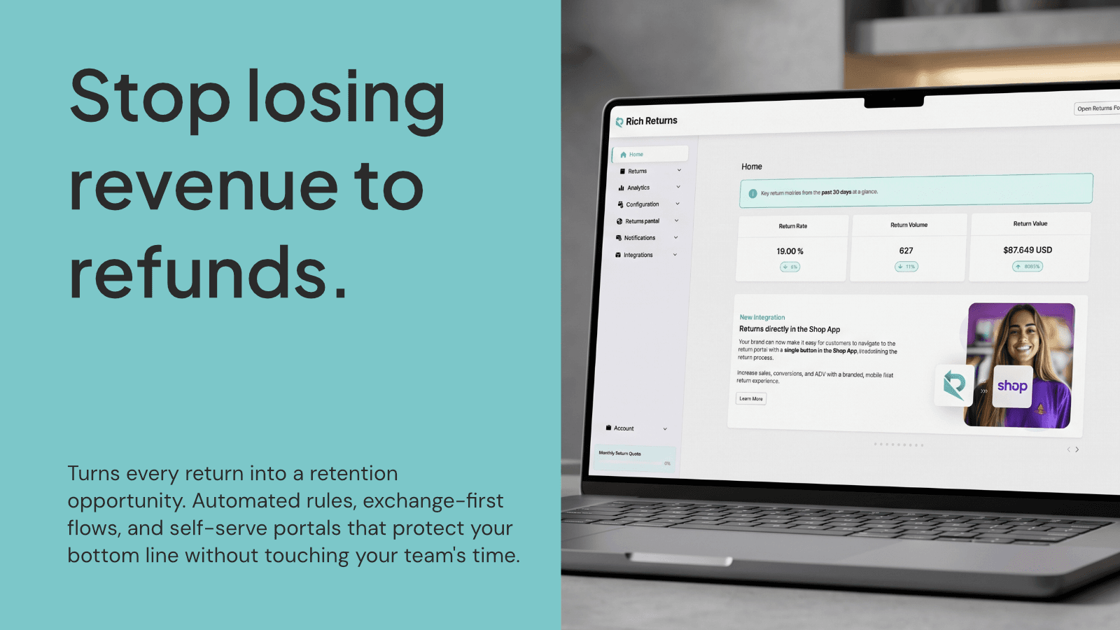 Rich Returns & Exchanges: Automate, Save Time & Retain Revenue