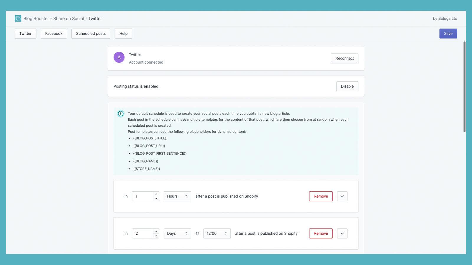 Link your Twitter account
