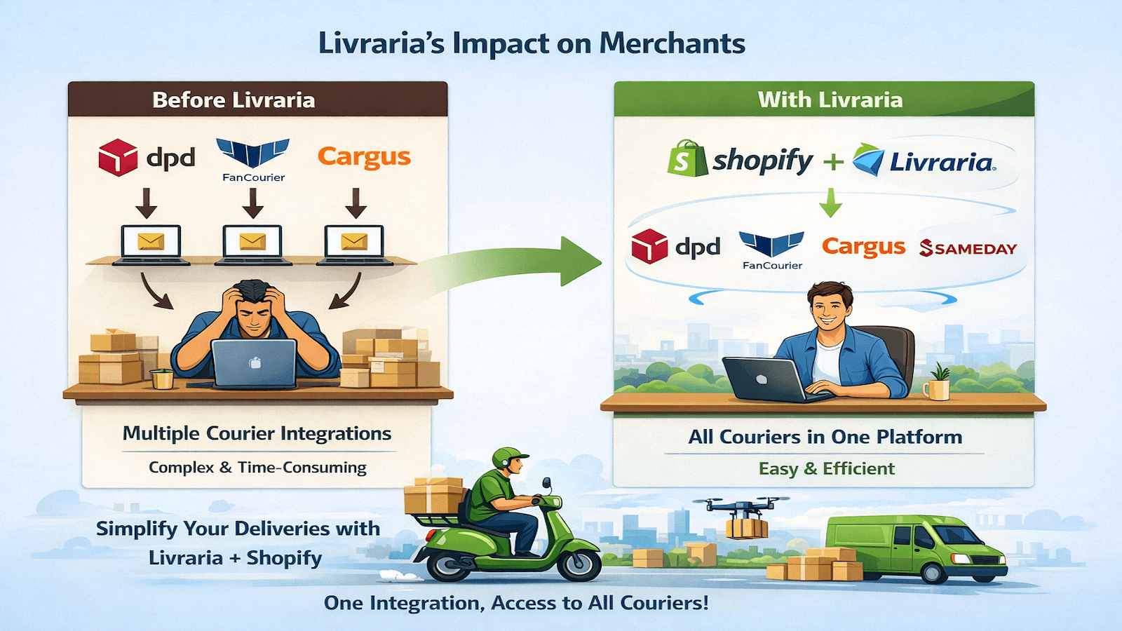 Livraria Impact on Merchants