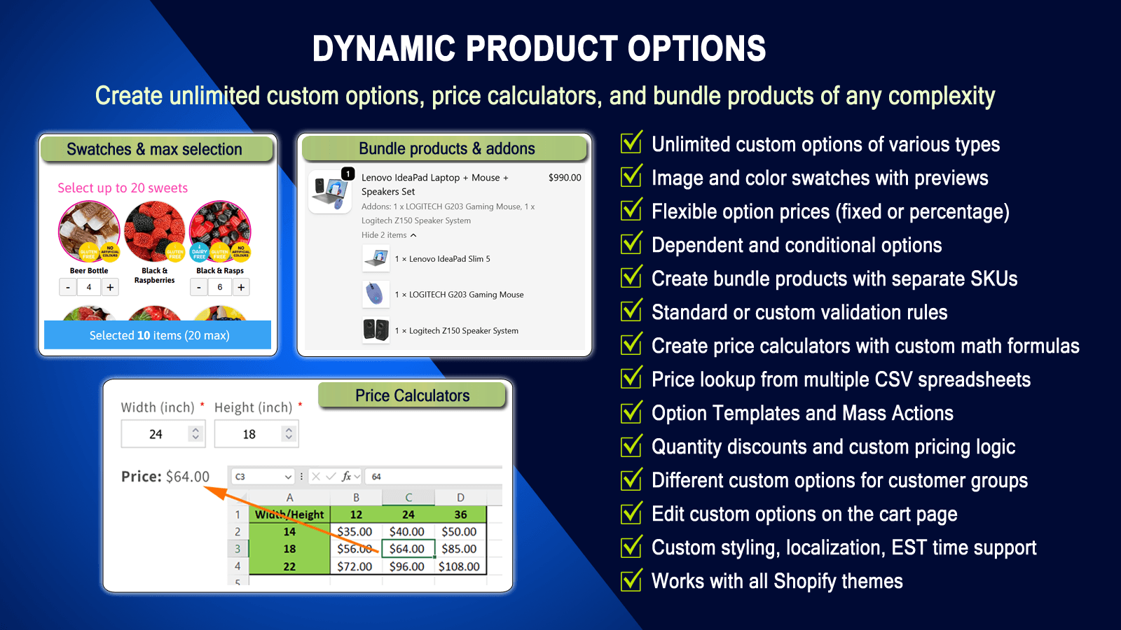 Dynamic Product Options