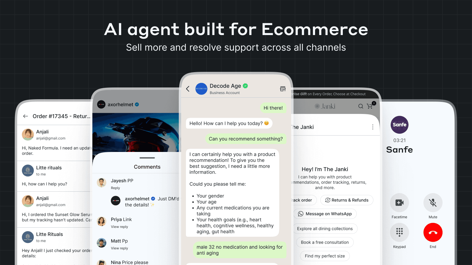 Sell more and resolve support across all channels
